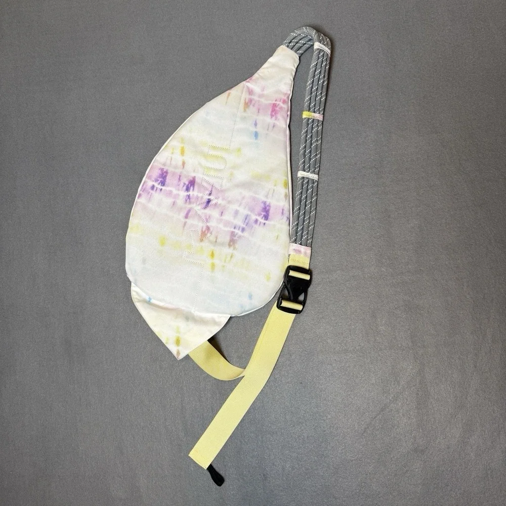 Kavu Rope Sling Rainbow Watercolor 600D Polyester Water Resistant Crossbody Bag